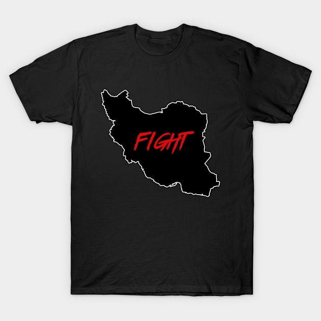 Iran Fight T-Shirt by EvoComicsInc